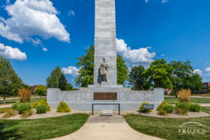 Fort Recovery State memorial obelisk celebrates the soldiers who sacrificed their lives in building this nation