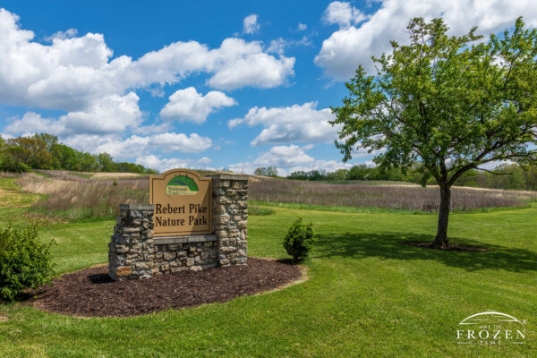 Rebert Pike Nature Park Entrance in Spring | Art of Frozen Time