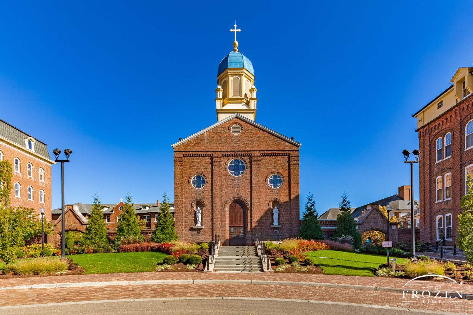 University Of Dayton Chapel Of The Immaculate Conception In Autumn No ...