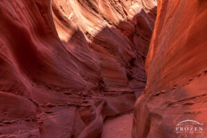 Spooky Slot Canyon whose intricate erosional feature serve as a visual delight of light and shadows
