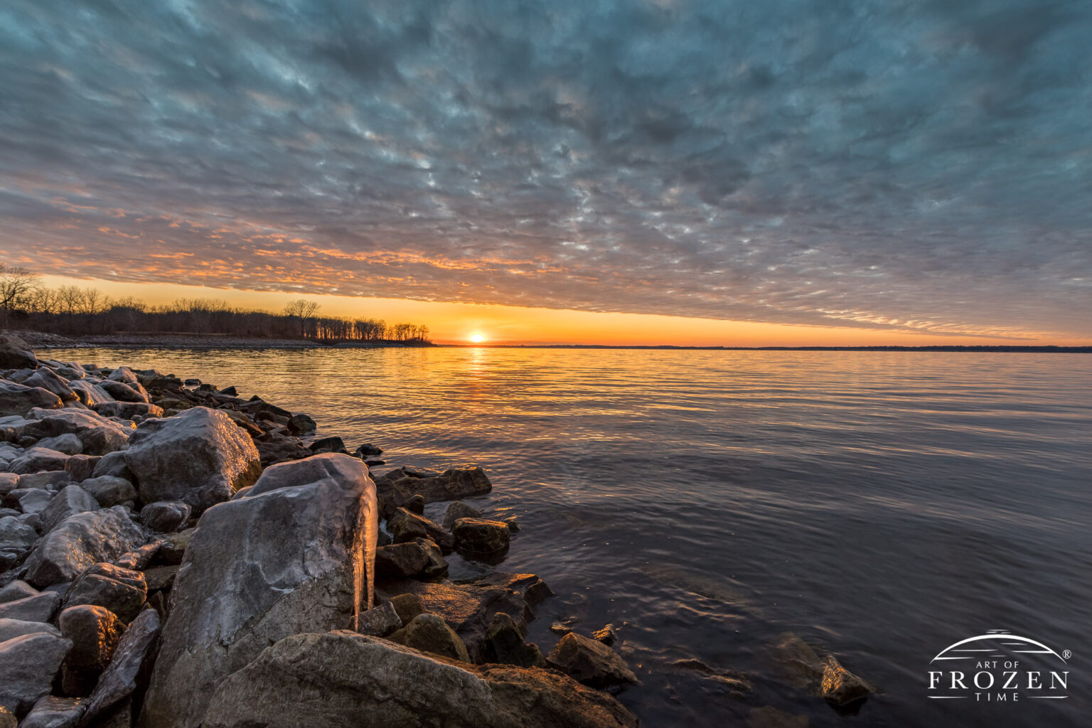 Winter on Carlyle Lake | Art of Frozen Time