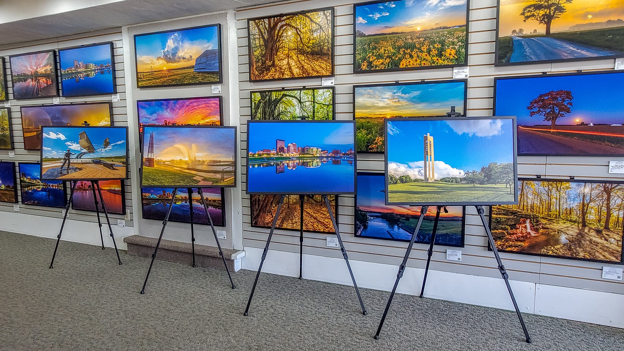 Ohio Fine Art Photography on display at the Sugarcreek Photography Gallery in Bellbrook, Ohio